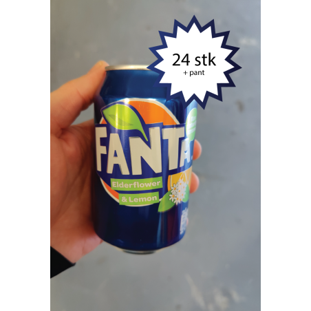 Fanta hyldeblomst og lemon, sodavand, 24 stk