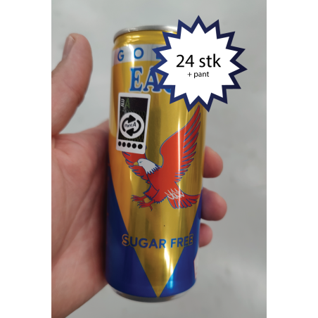 Golden Eagle, energi drik, sukkerfri, 24  stk