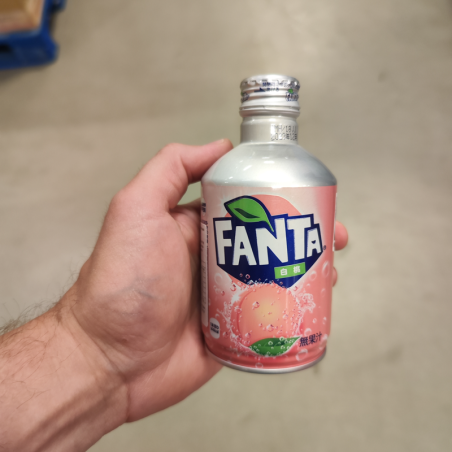 Fanta White Peach 30 cl, 24 stk