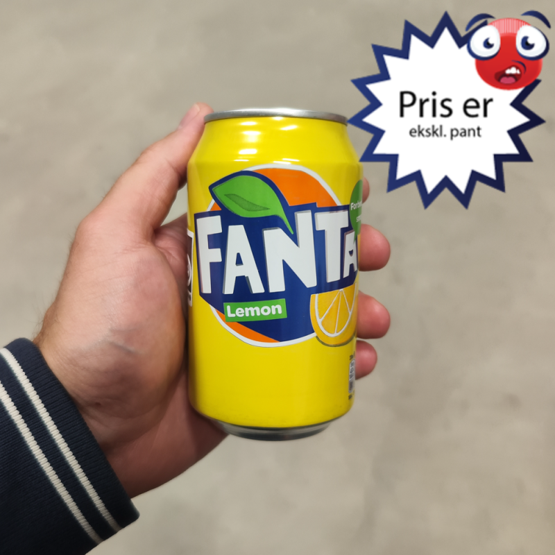 Smitsom sygdom Ocean tryllekunstner Fanta Lemon, sodavand, 24 stk