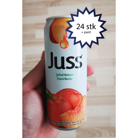 Juss fersken juice drik 24 stk