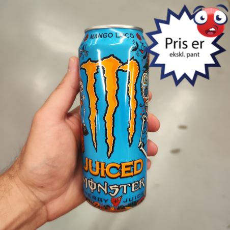 Monster Energy Juice Mango Loco Blå-orange 24stk