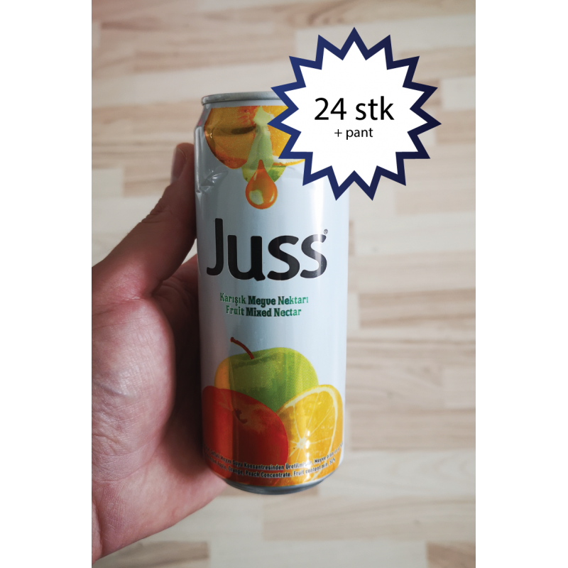 Juss mixfrugt drik 24 stk (ikke tropisk frugt)