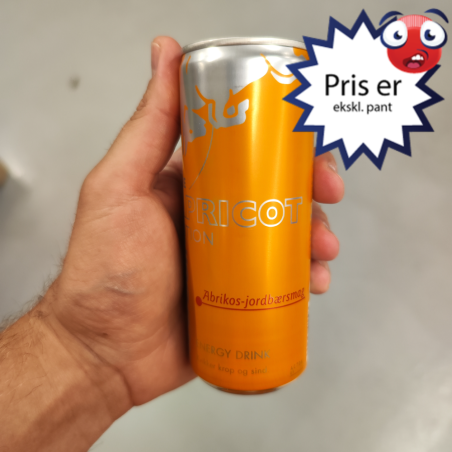 Redbull Apricot Edition Abrikos-jordbærsmag Orange 24stk