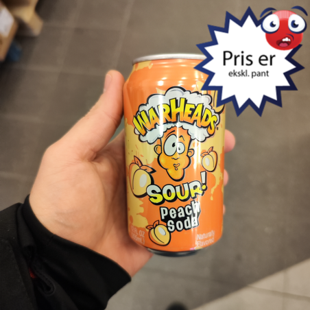 Warheads Sour! Peach Soda   24stk