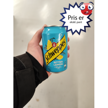 Schweppes Bitter Lemon 24 x 33 cl – Køb den klassiske mixer her