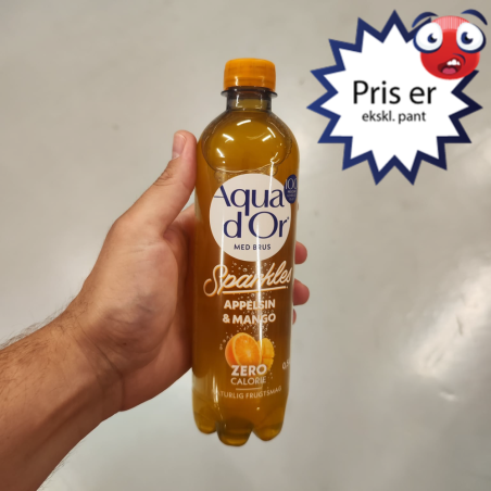 Aqua Dor Sparkles Appelsin & Mango Zero 12stk