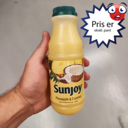 SunJoy Pineapple & Coconut 50 cl – Tropisk smagsoplevelse