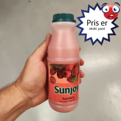 SunJoy Raspberry 50 cl – Sød og frisk hindbærlæskedrik