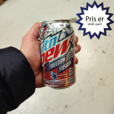 MtnDEW (Mountain Dew), Freedom fusion, lemon & peach, 24 stk