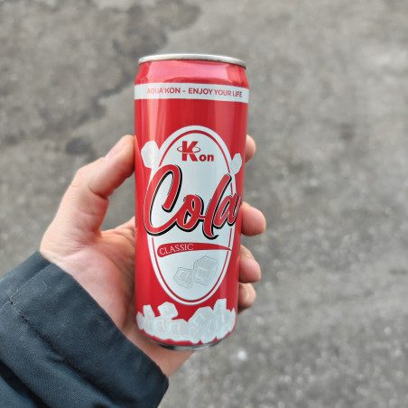 Smag Kon cola direkte fra Tyrkiet, opfundet i Danmark, tappet i tyrkiet