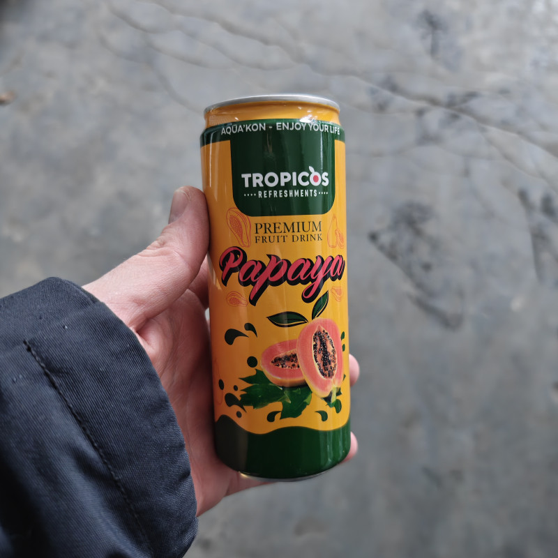 Tropicos Papaya | Eksotisk sodavand - Køb hos Specialsodavand.dk