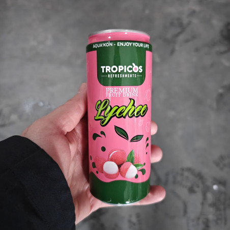 Tropicos Lychee | Eksotisk sodavand med smag af kærlighedsfrugt