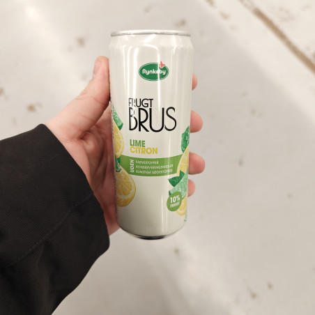 Rynkeby Frugt Brus Lime & Citron | Køb hos Specialsodavand.dk