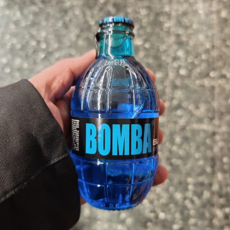 Bomba Blue Energy (rasberry) 250ml – Køb den blå granat-energidrik