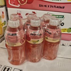 Mojo Mojo Pomegranate 320 ml – Frisk granatæbledrik med tyggestykker