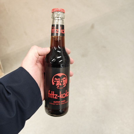Fritz-kola super zero 33 cl – Sukkerfri cola med maksimal koffein
