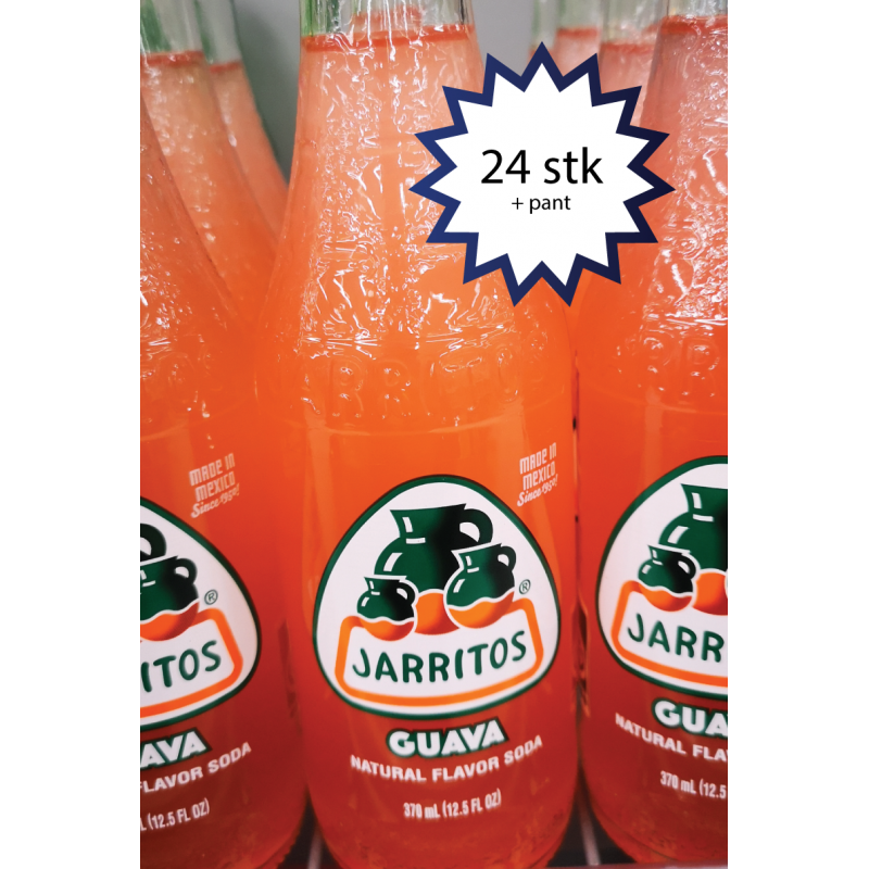 Jarritos med guava smag (Guava), 24 stk