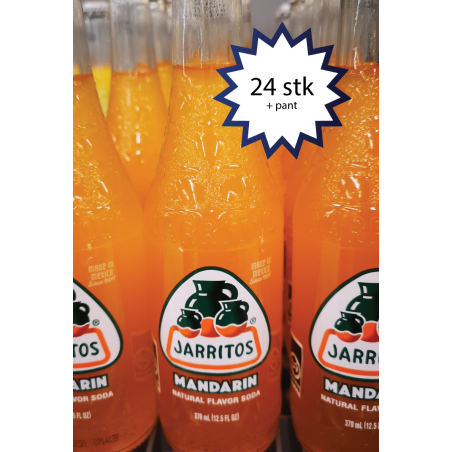 Jarritos med Mandarin smag (Mandrin), 24 stk