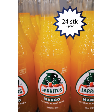 Jarritos med mango smag (Mango), 24 stk