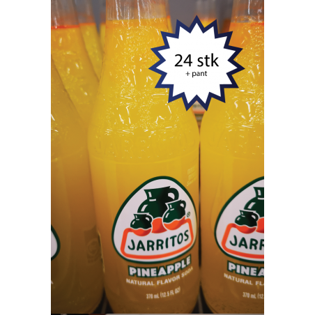 Jarritos med ananas smag (Pineapple), 24 stk