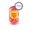 Chupa Chups sodavand med Jordbær, Vindrue, Melon eller Appelsin, 24 stk