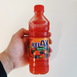 Relax Jordbær hindbær blåbær smag 0,5L, 12 stk.