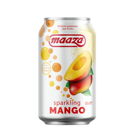 Maaza Mango Sparkling Drik, 24 stk